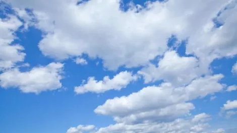 Clouds red cross