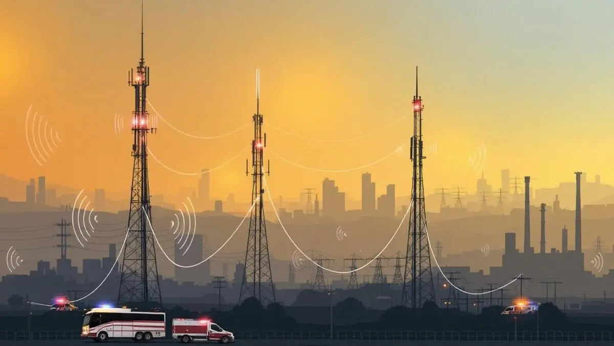 Communication towers signals broadband radio emergency vehicles utility industrial infrastructure public safety