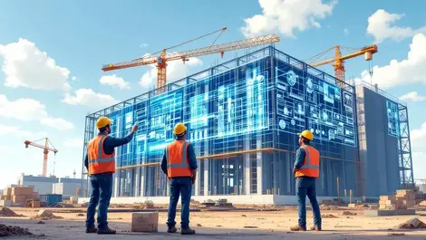 Augmented reality guides USD $400m AI data centre build in US