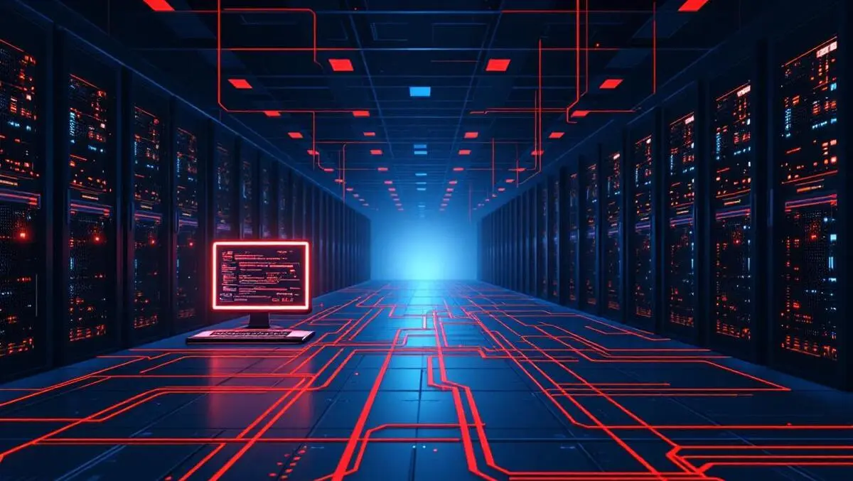 Moody datacenter lateral movement cyberattack red glowing node