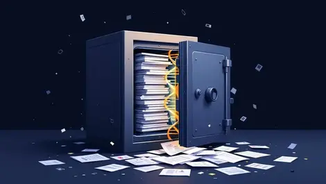 Secure data vault cracking open dna helix files records