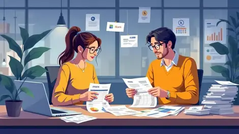 Uk office finance team manual invoice reconciliation